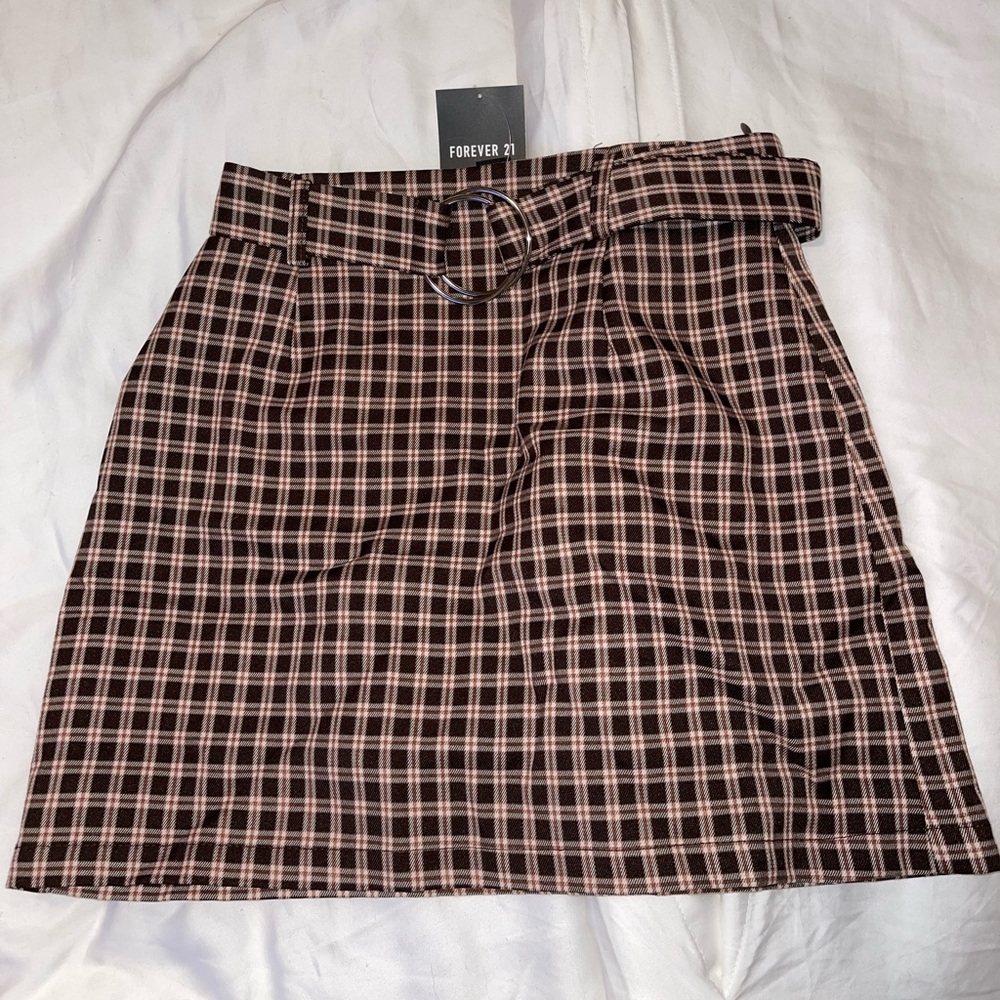 Forever 21 Plaid Mini Skirt